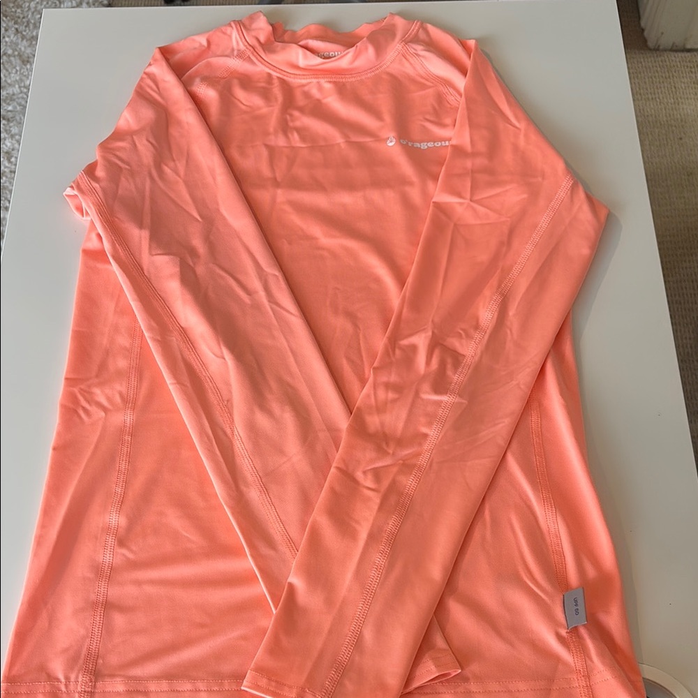 Peach Long Sleeve rashguard